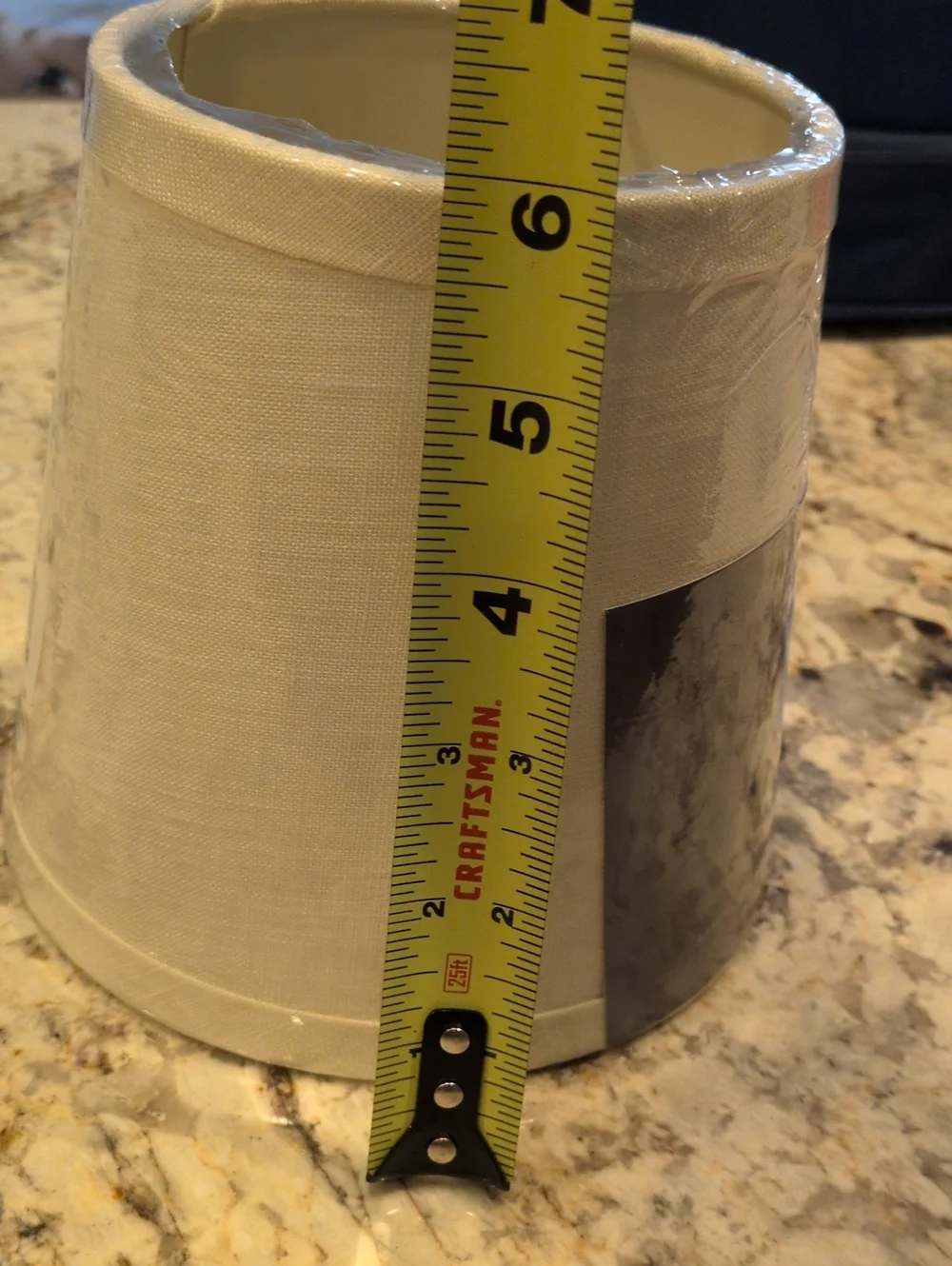 RH Cream Linen Lampshade